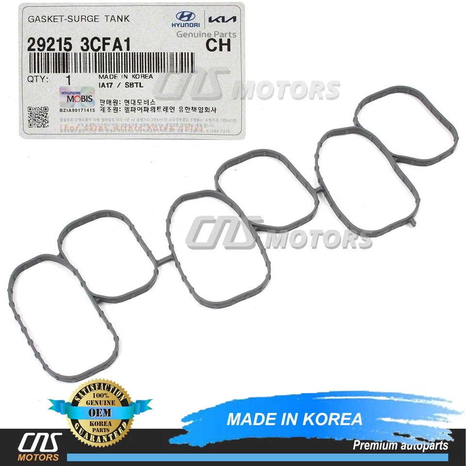 ✅GENUINE✅ Upper Intake Plenum Gasket for 14-21 Cadenza Sedona Sorento Telluride Foto 1 de 4