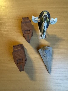 Star wars Metall Raumschiffe Sternenzerstörer Slave1 Sandraupe - Bild 1 von 2
