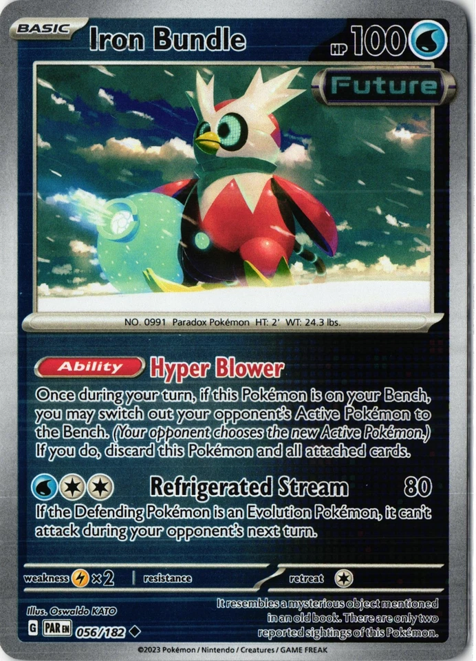 Iron Bundle Reverse Holo Uncommon SV04: Paradox Rift PAR EN 056/182 NM - Image 1 of 1