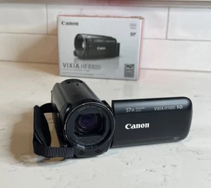 Canon VIXIA HF R800 Camcorder with 32x Optical 57X Adv. Zoom *TESTED VG Cndtn! - Picture 1 of 15