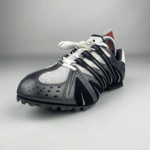NWT Adidas Sample Cosmos Mens Size 9 YY2 Black Silver Running Track Field Spikes - Picture 1 of 14