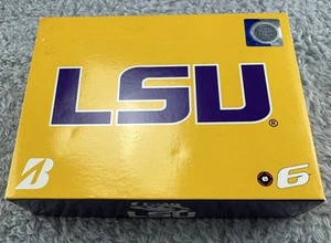 BRIDGESTONE LSU GOLF BALLS E6 Box Of 12 NEW - Picture 1 of 8