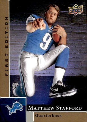 2009 Upper Deck First Edition #180 Matthew Stafford Rookie RC - Image 1 of 2