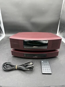 BOSE Wave Music System III w/Remote + Multi-CD Changer Limited-Edition Burgundy - Picture 1 of 7