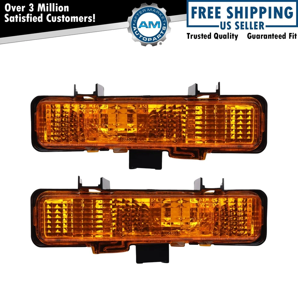 Parking Light Set Fits 82-94 Chevrolet GMC 91-94 Oldsmobile GM2520109 GM2521109 - Image 1 of 4