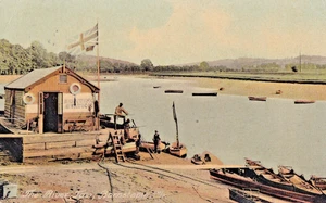 FFN 1911 Postkarte, The Boating Station, River Taw, Barnstaple - Bild 1 von 1