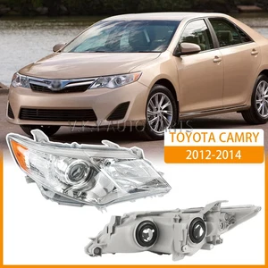 1Pair Left+Right Side 2PCS Headlights Assembly For Toyota Camry 2012-2014 - Picture 1 of 15