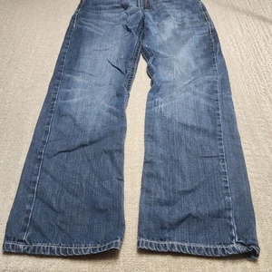 Wrangler 20X Jeans Men 34x32 *READ* Extreme Relaxed Bootcut Thick Stitch Denim - Picture 1 of 8