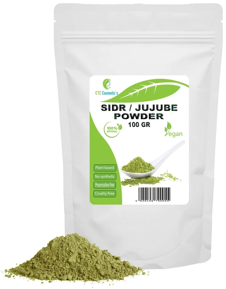 SIDR (JUJUBE) PULVER 100 Gr - Ein Natürliches Reinigungsmittel Pflanzenpulver |  - Bild 1 von 4