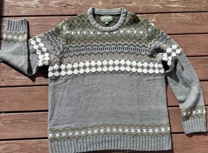 American Eagle Herren Nordic Grobstrick Pullover grau Gr. XXXL - Bild 1 von 8