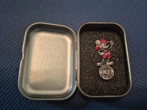RARE LE Disney Pin FDNY Fireman Mickey Mouse Pewter 9-11 Commemorative Cast Excl - Picture 1 of 5