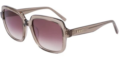 DKNY Women's Crystal Taupe Square Sunglasses w/ Gradient Lens - DK540S 272 - Image 1 of 4