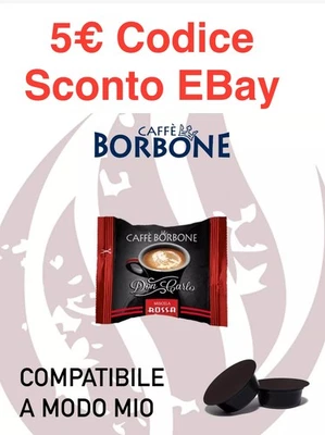 300 CAPSULE CAFFE  BORBONE  ROSSA RED DON CARLO COMPATIBILE A MODO MIO* - Immagine 1 di 2