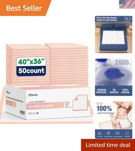 Heavy Duty Thicken Chucks Pads 50 Count - Picture 1 of 9