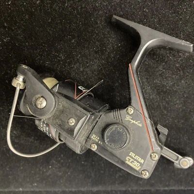 Carrete giratorio alimentador de cebo vintage Silstar grafito titanio CT30 - Corea - piezas Foto 1 de 4