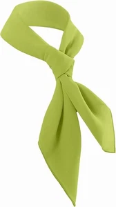 Lime Green Scarf Daphne Chiffon Neck Scarf Ascot Fred Jones Costume Bandana - Picture 1 of 2