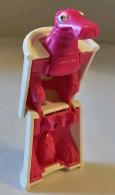 老式1990年麦当劳可更换饮料苏打水杯恐龙快乐餐玩具 — 第 1/4 张图片