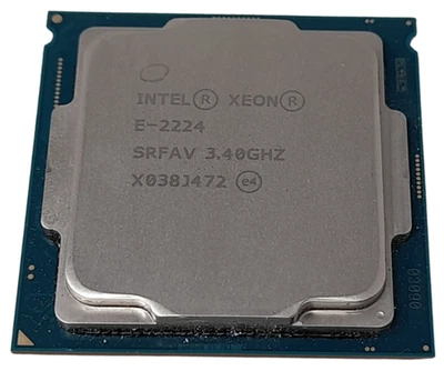 Intel Xeon E-2224 @ 3.4GHz SRFAV Socket LGA1151 CPU Price Inc VAT - Image 1 of 2