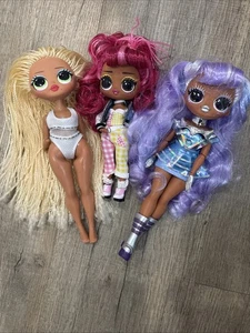 Lot 3 LOL Surprise OMG Fashion Dolls Gamma Babe Swag Cherry BB MGA Entertainment - Picture 1 of 8