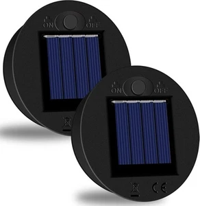 2 Pack Replacement Solar Light Parts,Solar Lights Replacement Top, 8 lumens S... - Picture 1 of 7
