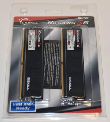 G.Skill - Ripjaws S5 - DDR5 - 32GB (2x16) - CL28 - 5600 - XMP 3.0. - wie neu - Bild 1 von 4