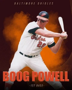 Boog Powell 8x10 photo Baltimore orioles All-Star - Picture 1 of 1