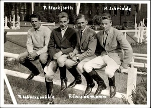 Ak Stackfleth, Schridde, Thiedemann, Schockemöhl - 4137473 - Bild 1 von 2