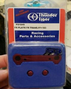 Thunder Tiger PD1849 Red Billet Front Plate Mount EB4 S3 ST-1Optional Part