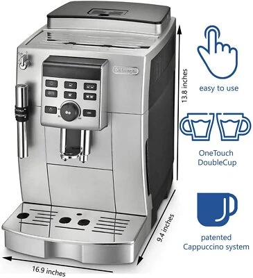 Máquina De Café / Espresso - Delonghi Magnifica S ECAM 23.120.SB - Plata - NUEVO - Imagen 1 de 4