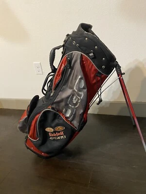 OGIO Grom Stand Carry 8 -way Divider Golf Bag- Black, Red, & Grey w/ logos - Image 1 of 4