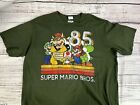 Nintendo 85 Super Mario Bros Olive Green T shirt Mens size 2XL
