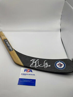 BLAKE WHEELER Winnipeg Jets Auto SIGNED Hockey Stick Blade w/ PSA COA - Image 1 of 2