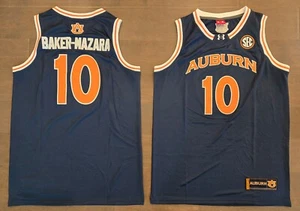 Chad Baker-Mazara #10 Auburn Tigers Stitched Navy SEC Basketball Gameday Jersey - Picture 1 of 3