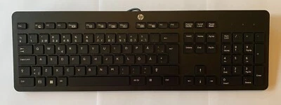 HP Swedish Keyboard USB Swedish layout Computer Language Keyboards - Image 1 of 4