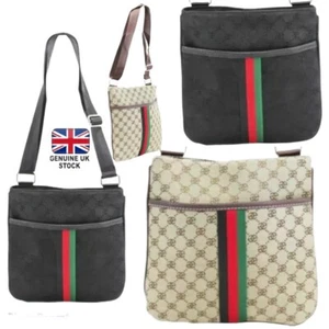 NEU HERREN DESIGNER STIL CROSS BODY BAG JUNGEN SCHULTER HANDTASCHE ETUI GESCHENK ARBEIT UK - Bild 1 von 14