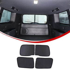 Black Trunk Side Window Sunshade Visor Trim For Toyota Land Cruiser LC250 2024+ - Picture 1 of 12