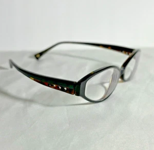 Bebe Misfit Brille schwarz Y2K schickes Gestell nur 52-16-140 Designer Eyewear - Bild 1 von 9