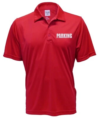 Parking Polo REFLECTIVE design, Performance Polo w/ moisture wicking technology - Image 1 of 4