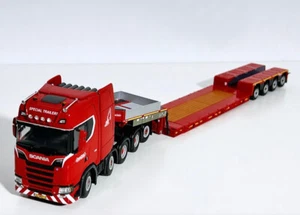 Scania highline CS20H 10x4 lowloader trailer "Nooteboom" WSI truck models 1:50 - Picture 1 of 6