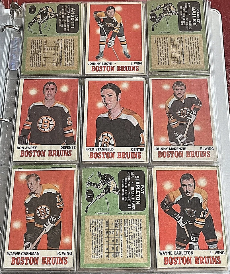 1970-71 O-PEE-CHEE HOCKEY U PICK SINGLES-70/71 OPC-Mixed grade EXC-L@@K! - Image 1 of 4