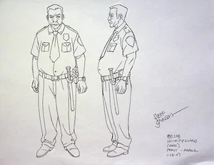 G.I. Joe Resolute FIRMADO POR JEFF JOHNSON Producción Dibujado a Mano Modelo Celular - Imagen 1 de 3