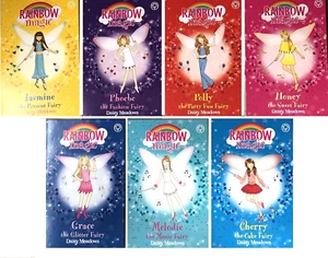 NEW SET x 7 RAINBOW MAGIC PARTY FAIRIES Grace Polly Honey Cherry books 15 - 21 - Picture 1 of 2