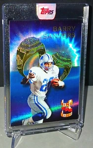đŸ”¥BARRY SANDERSđŸ”¥1994 TOPPS RING LEADERS INSERT CARD #8 LIONS HOF - SEALED  - Picture 1 of 3