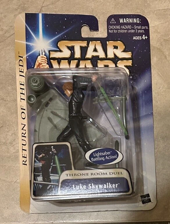 Figura Luke Skywalker Retorno del Jedi Sala del Trono Duelo Star Wars NUEVO Precintado Foto 1 de 2