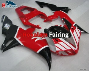 Carenados de motocicleta rojo negro blanco para Yamaha YZF R1 02 03 YZF-R1 2002 2003 ABS - Imagen 1 de 1