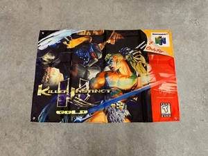 Killer Instinct Gold N64 maßgeschneiderte Wandflagge Banner Wandteppich 2 x 3 Fuß, Nintendo 64 - Bild 1 von 9