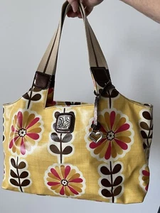 Bolso de hombro BRIGHTON diseño floral charol amarillo - Imagen 1 de 15