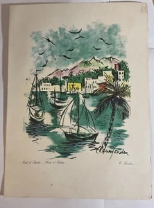 Color Print Isole D’ Italia Porto D’ Ischia E. Fondra - Picture 1 of 10