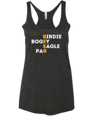 Birdie Bogey Eagle Par Beer Love Golf Nuevo Moda Golfista Regalo Cumpleaños Corredor Tanque Foto 1 de 2