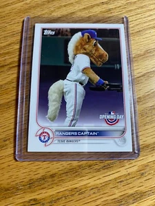 2022 Opening Day Mascots #M-22 Rangers Captain - Texas Rangers Near Mint Topps - Picture 1 of 2